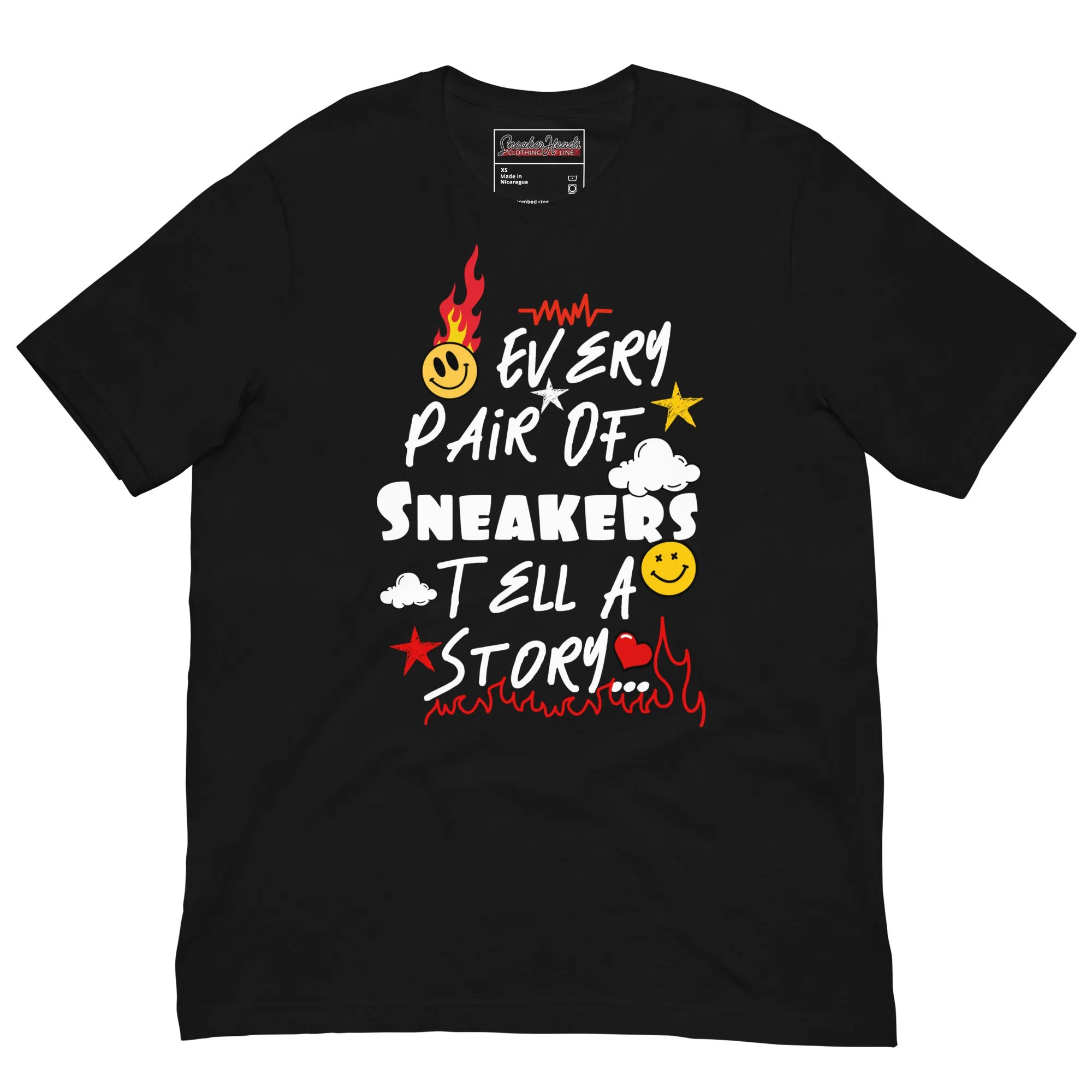 Exclusive "Every Pair Of Sneakers Tell A Story..." Unisex t-shirt