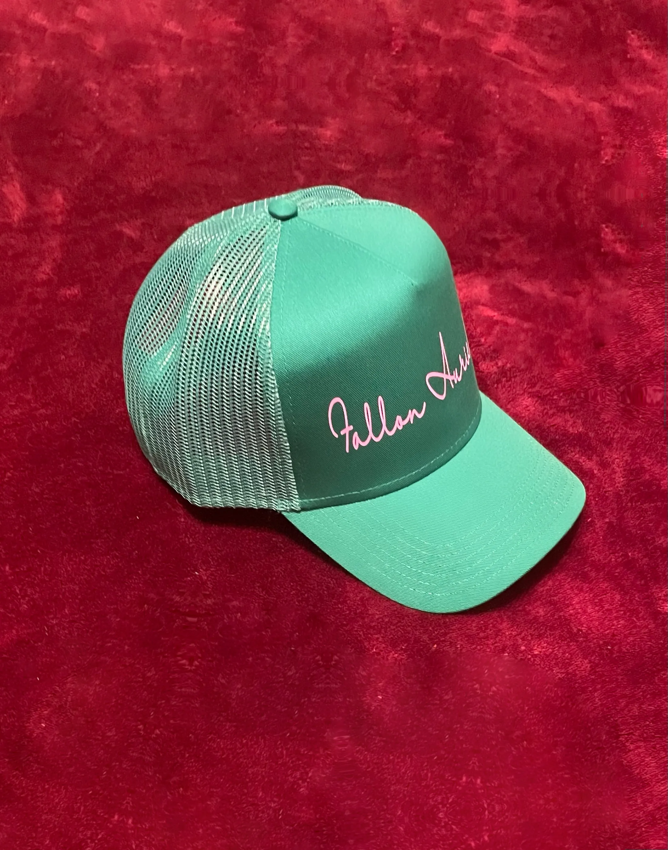 Fallon Aurielle Unisex Signature 3 Piece Spirit Animal Dog Logo Jogger Set (Kelly Green & Pink)