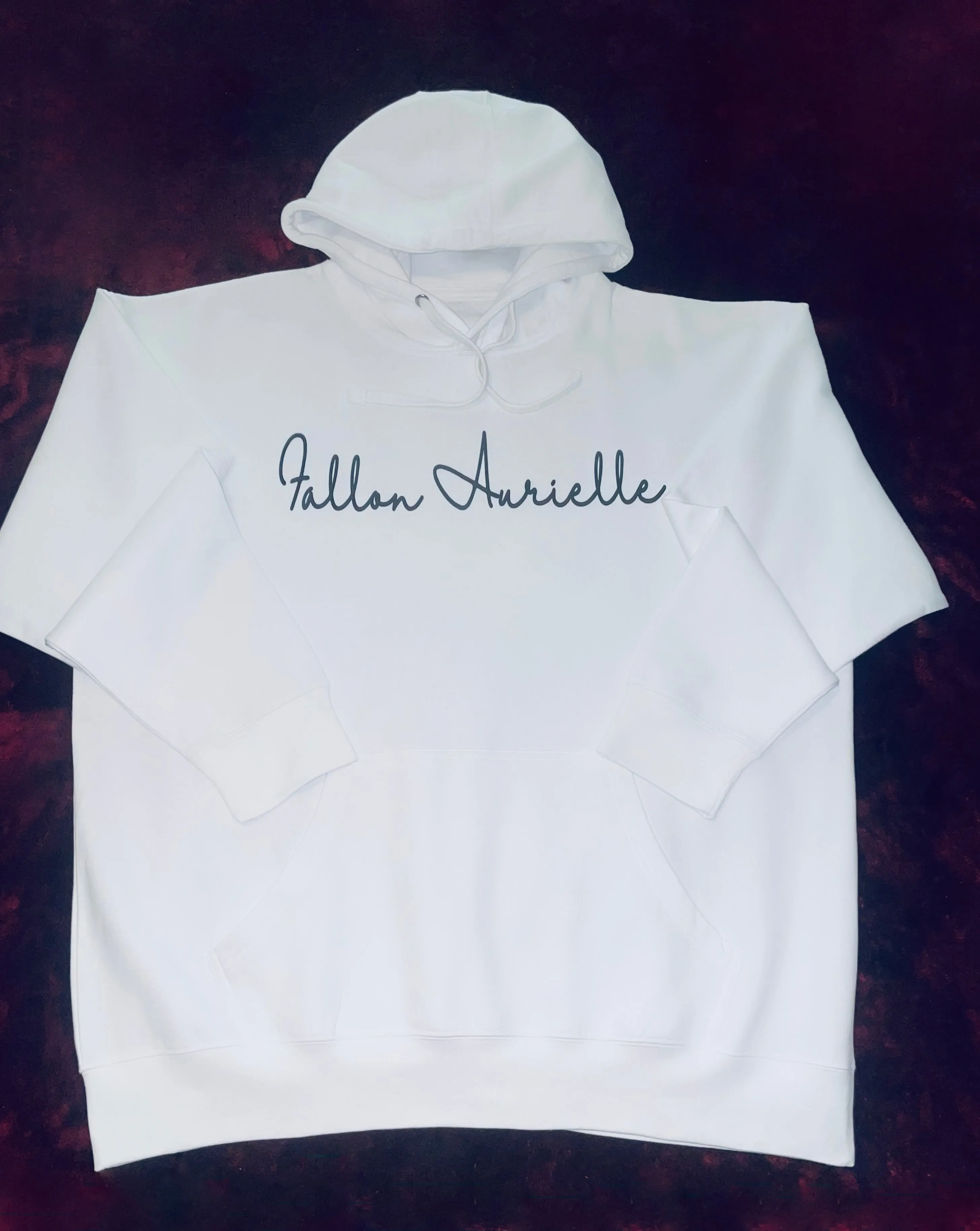 Fallon Aurielle Unisex Signature Aries Logo & Name Zodiac Jogging Set (White & Black)