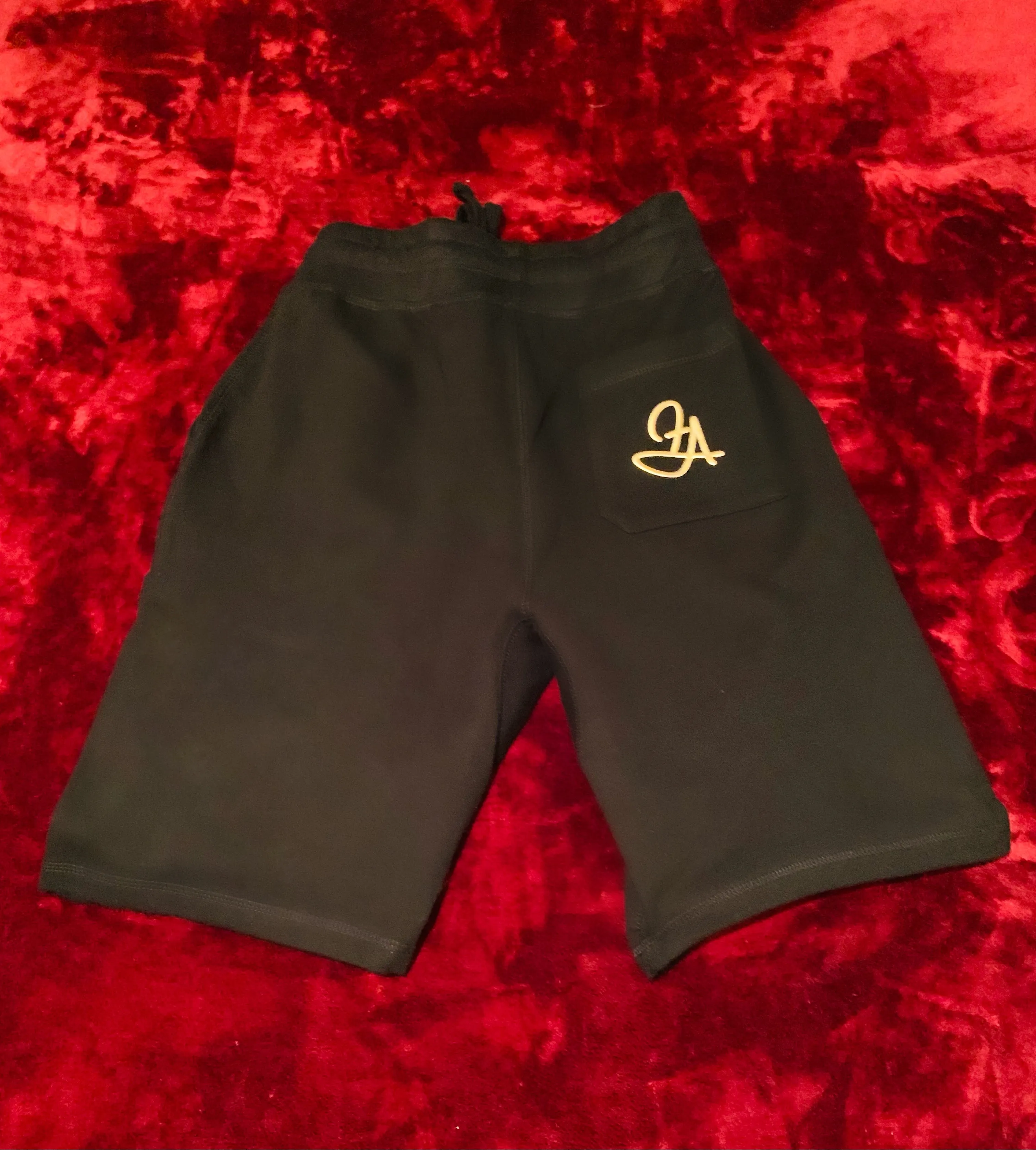 Fallon Aurielle Unisex Signature EST. 2018 Shorts (Black & Gold)