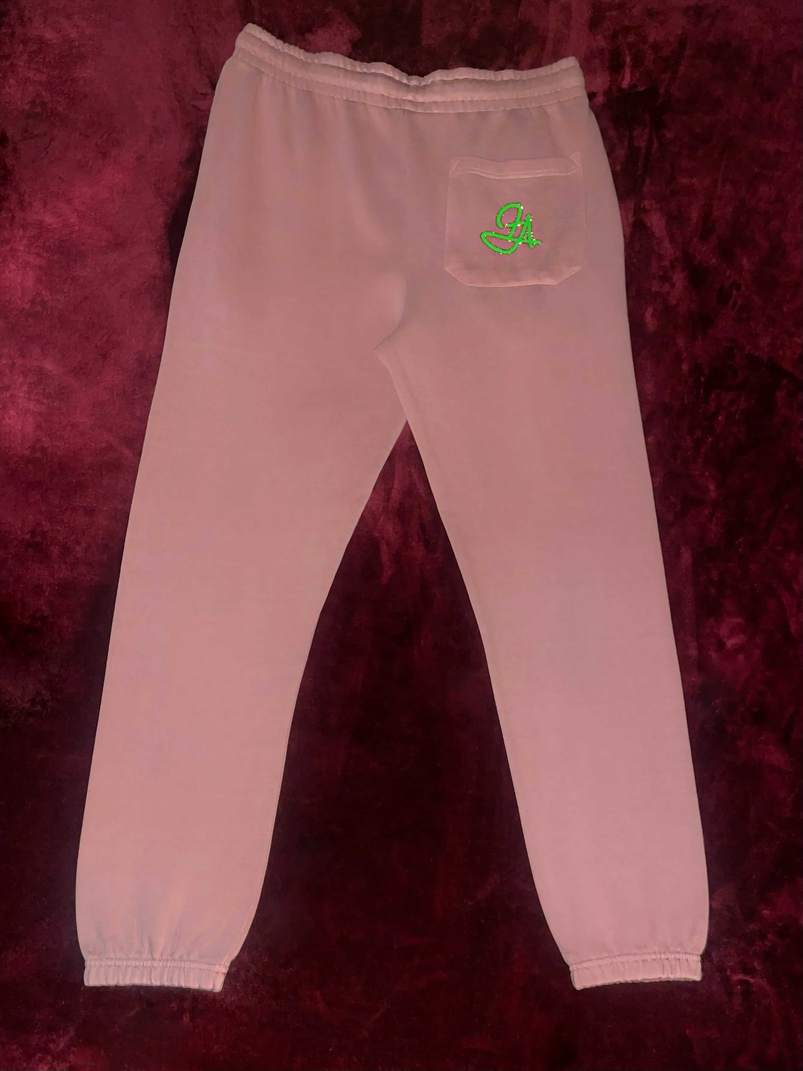 Fallon Aurielle Unisex Signature Tupelo Rep Yo Set Jogging Set (Peach, Lime Green & Gold)