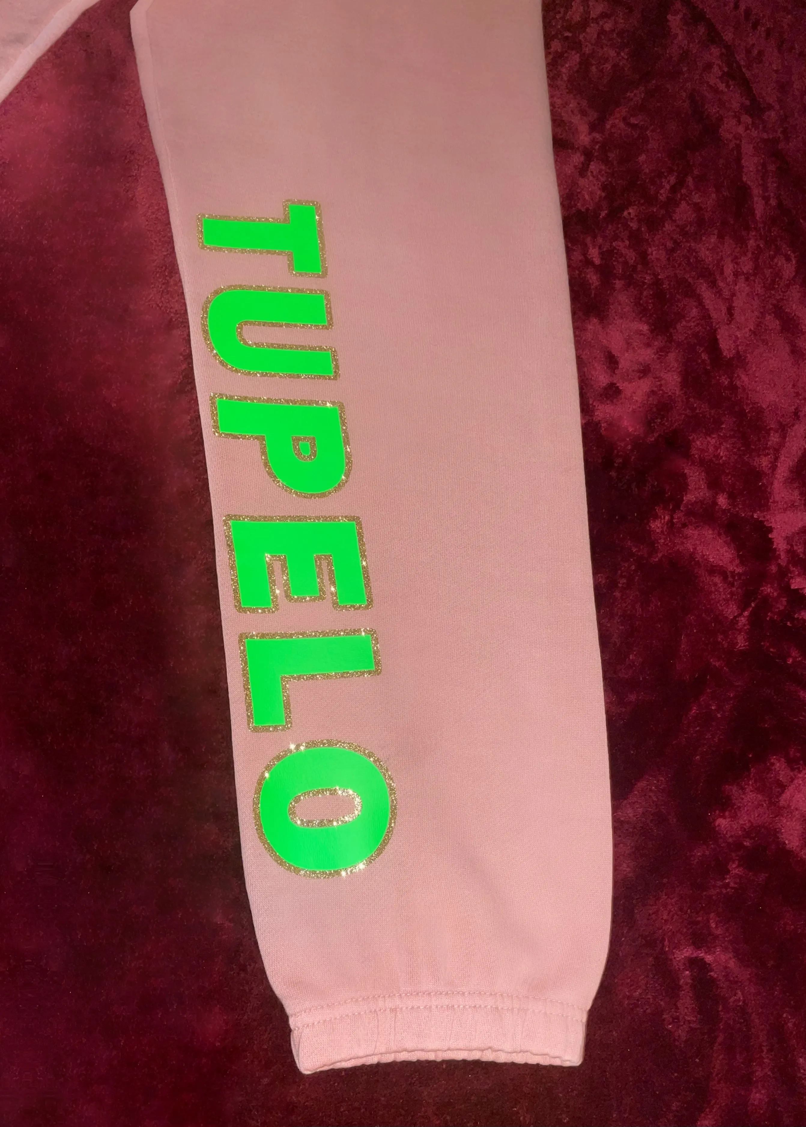 Fallon Aurielle Unisex Signature Tupelo Rep Yo Set Jogging Set (Peach, Lime Green & Gold)