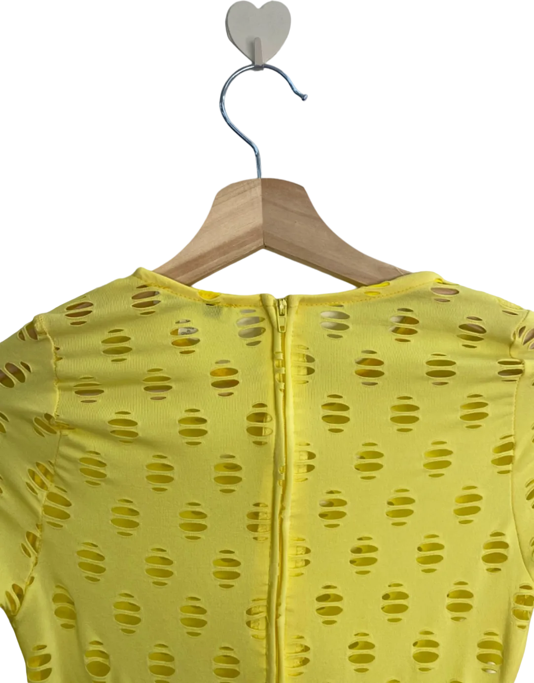 Fashion Nova Yellow Cut-Out Detail Jumpsuit XS