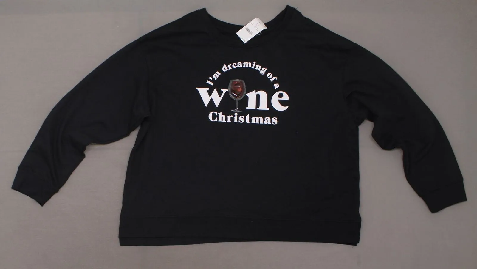Fifth Sun Women's Funny Wine Ugly Christmas Sweatshirt
