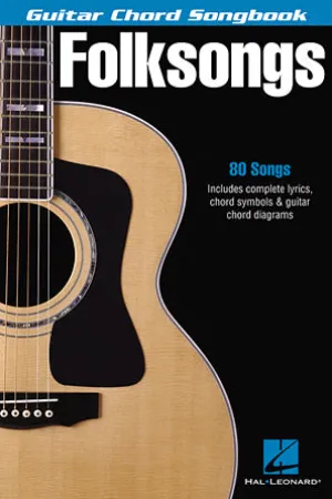 Folksongs (Lyrics/Chord Symbols/Guitar Chord Diagrams)