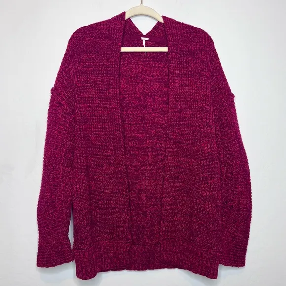 FREE PEOPLE High Hopes Open Front Knit Cardigan Sweater. Size XS