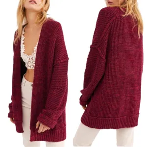 FREE PEOPLE High Hopes Open Front Knit Cardigan Sweater. Size XS