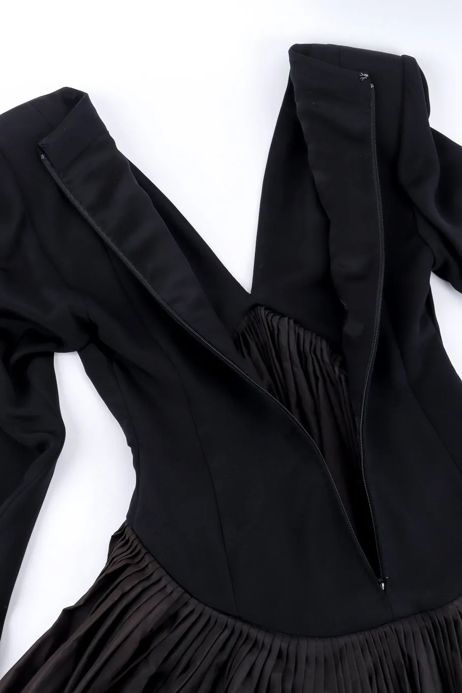 Gathered Taffeta Top