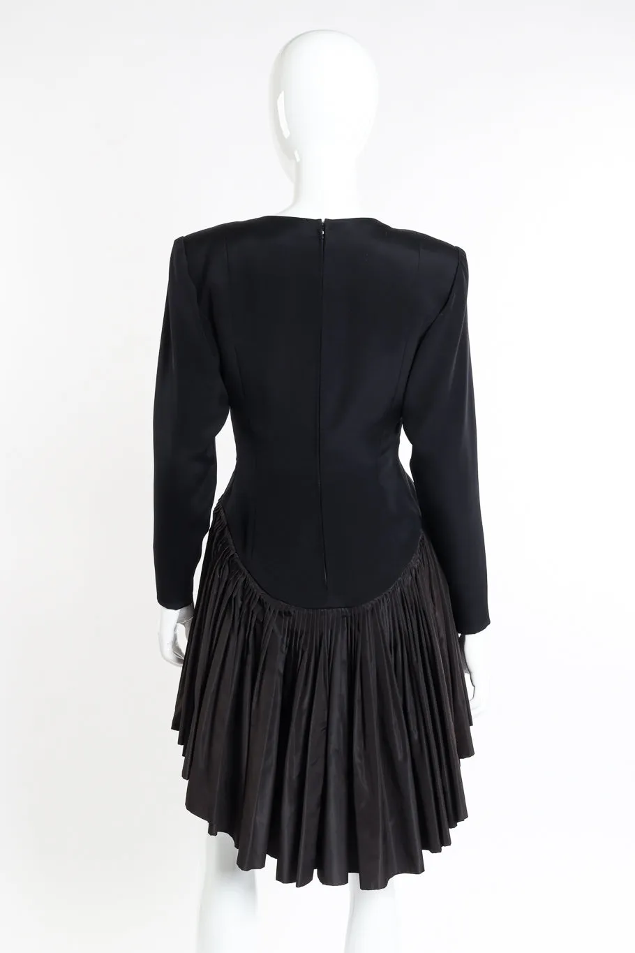 Gathered Taffeta Top