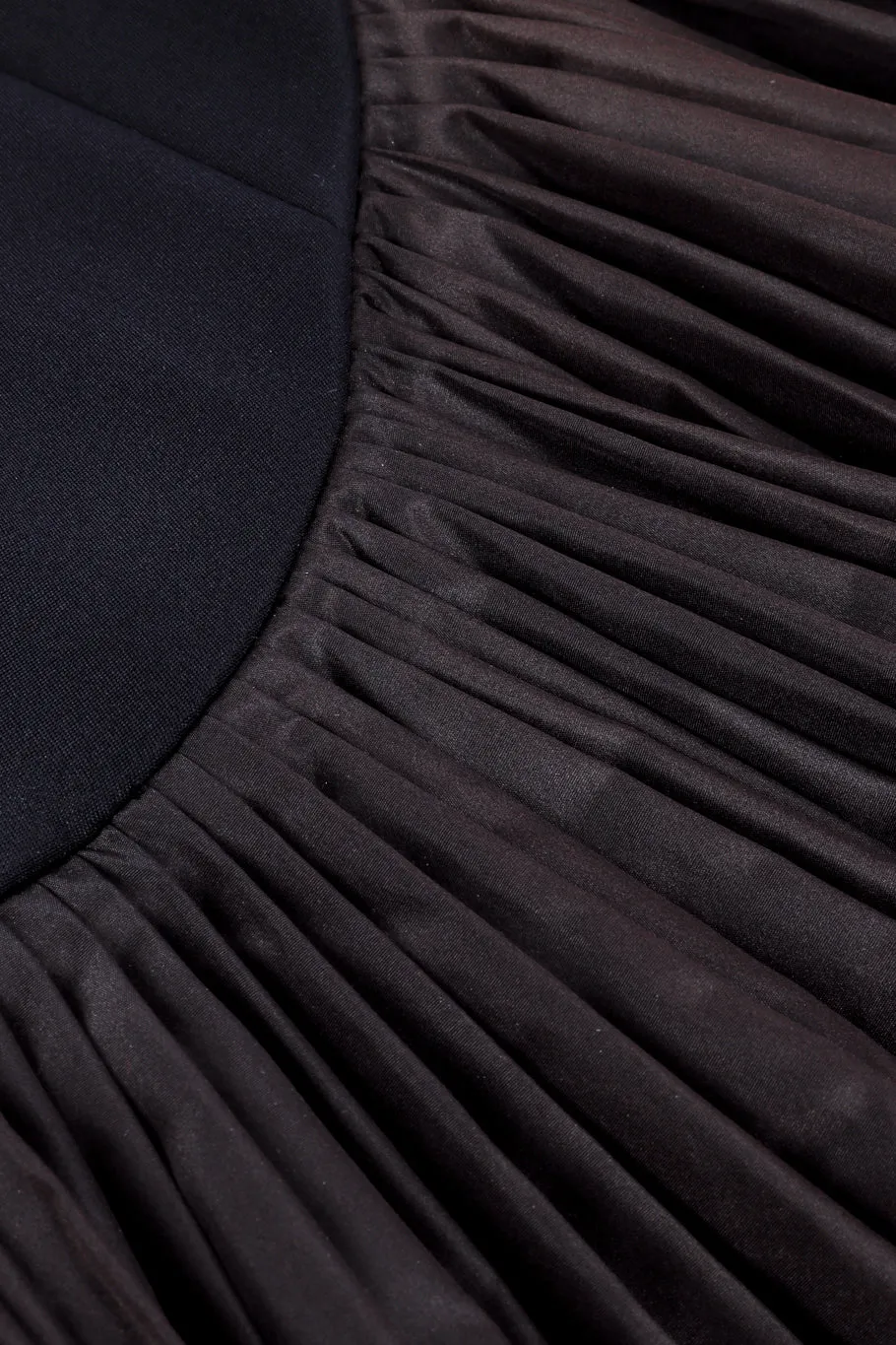 Gathered Taffeta Top
