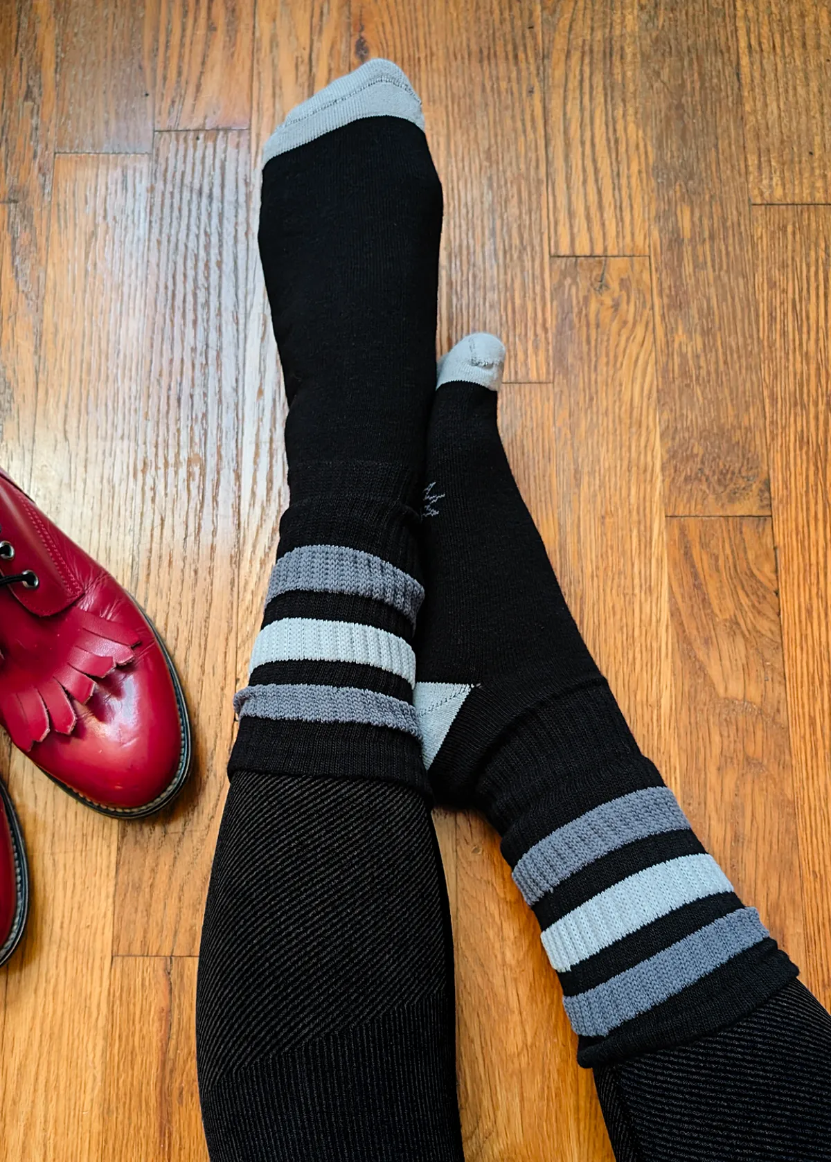 George Retro Gym Crew Socks