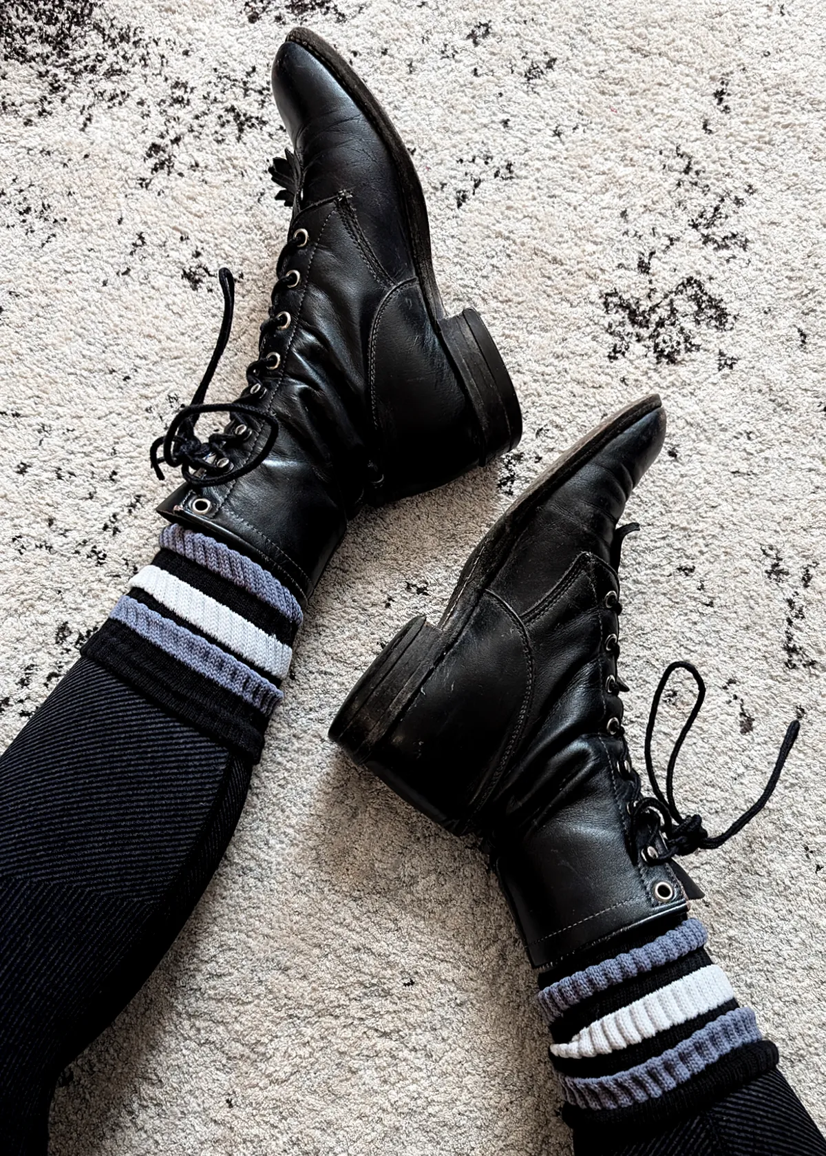 George Retro Gym Crew Socks