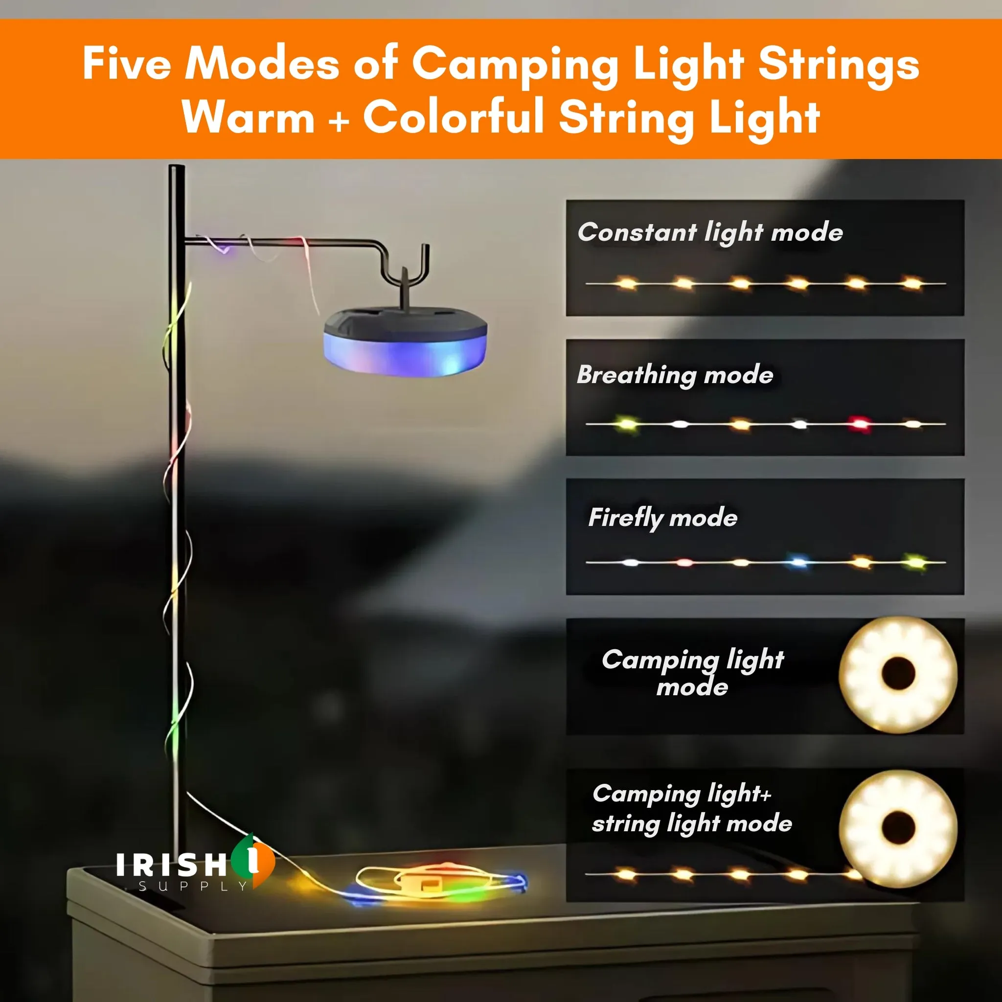 GLOWVIBE LED Camping Lamp Strip