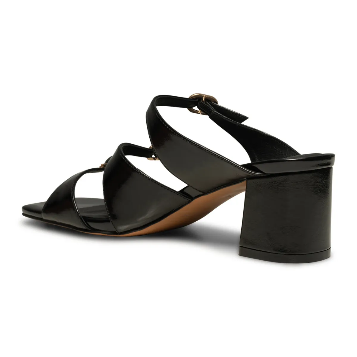 Hanna Buckle Mule Black