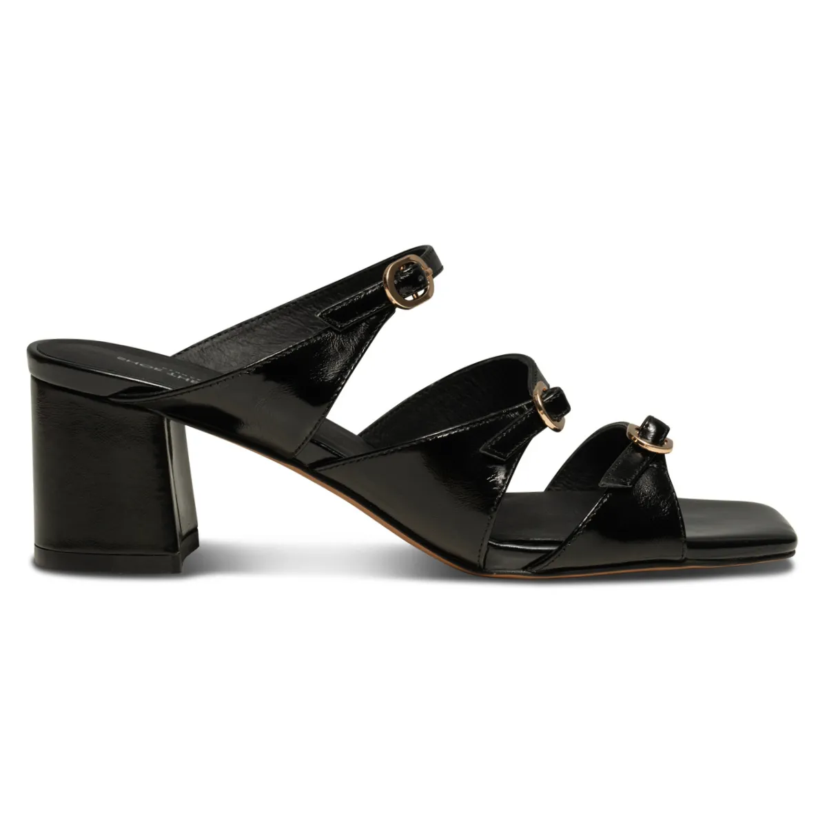 Hanna Buckle Mule Black