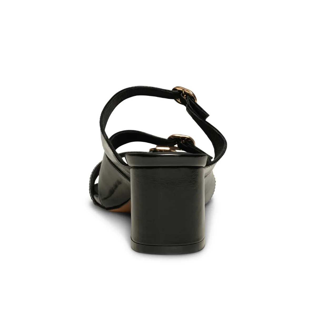 Hanna Buckle Mule Black