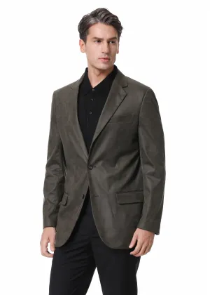 Hechter Paris Faux Suede Brown Jacket