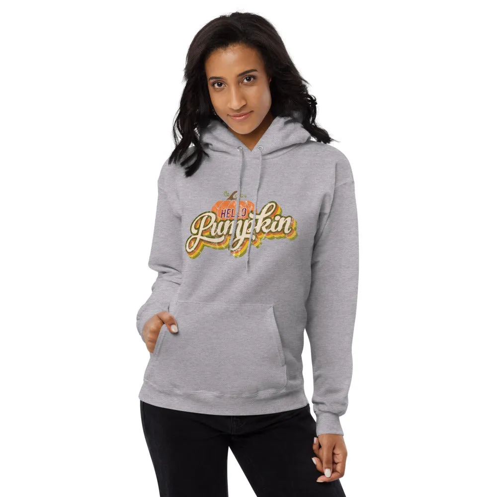 Hello Pumpkin Unisex Fleece Hoodie