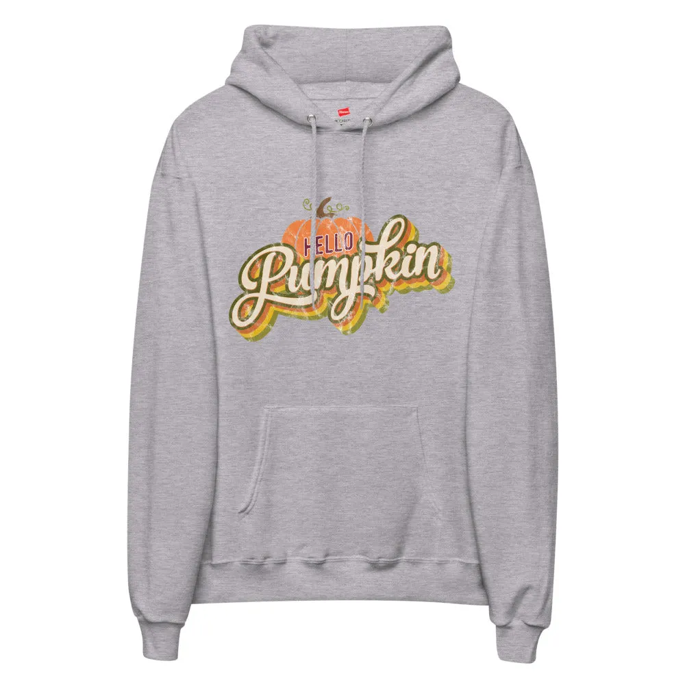 Hello Pumpkin Unisex Fleece Hoodie