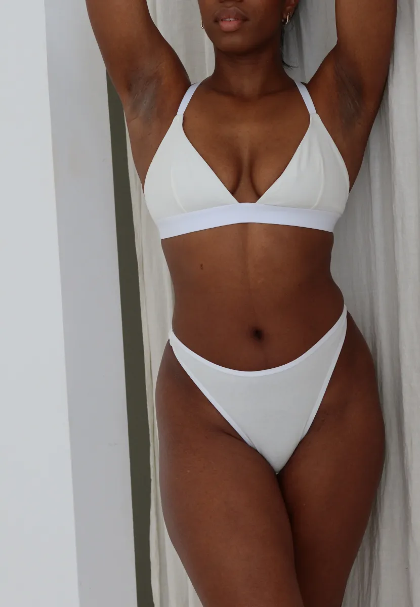 High Rise Thong, Butter