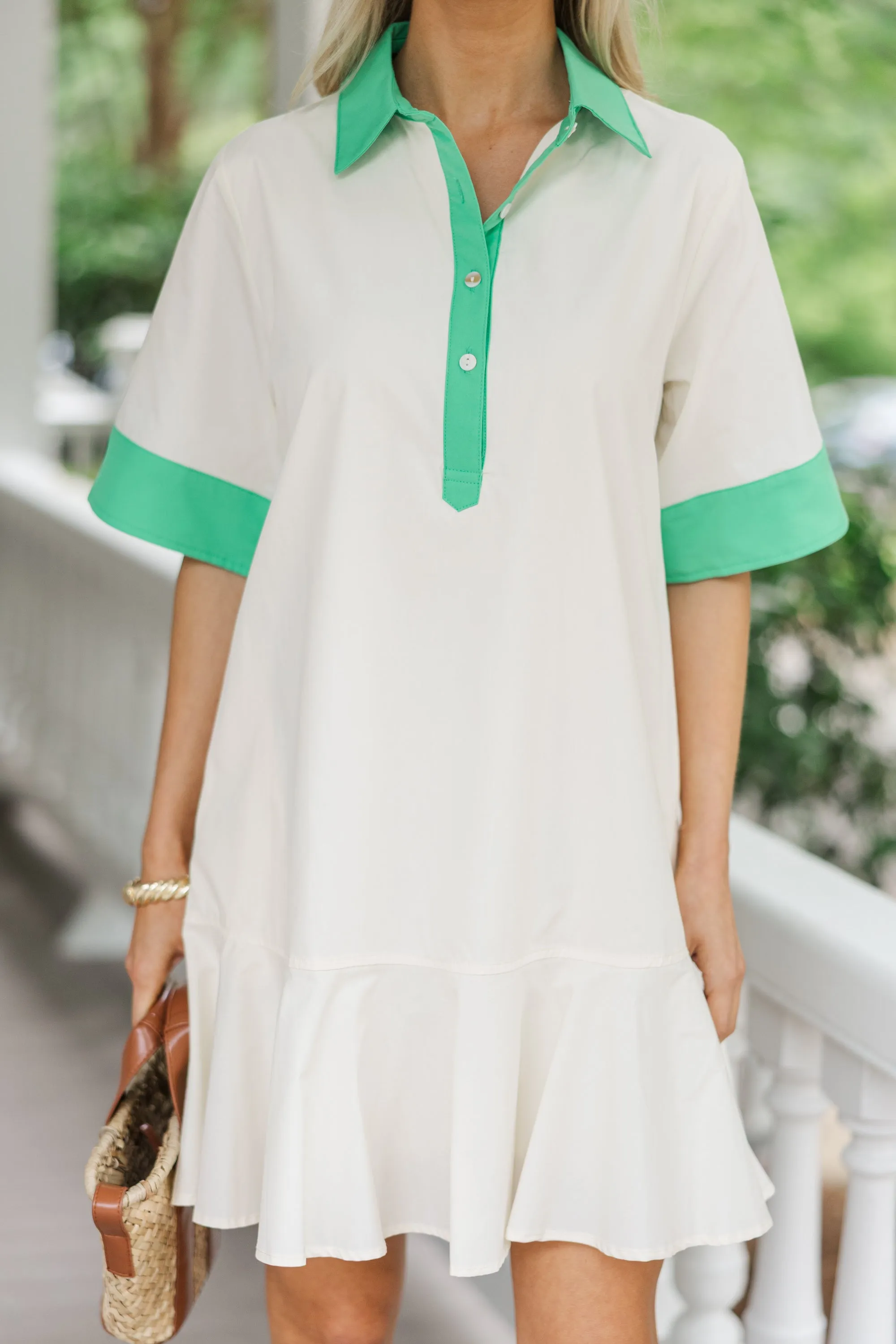 In Your Prime Cream Dress