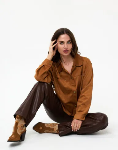 Jacket Suedine Wide F2410501