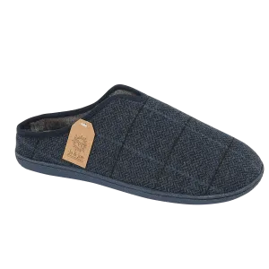 Jo & Joe Hamish Navy Mule Slipper