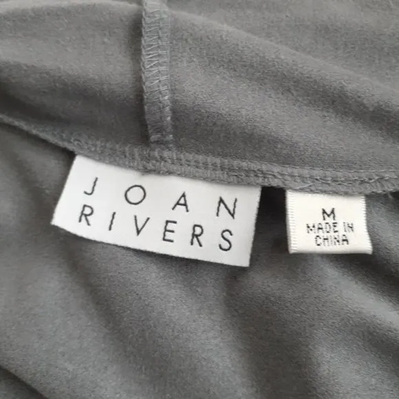 Joan Rivers Faux Suede Jacket - Medium