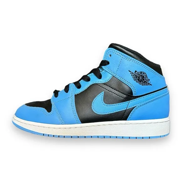 Jordan 1 Mid University Blue Black