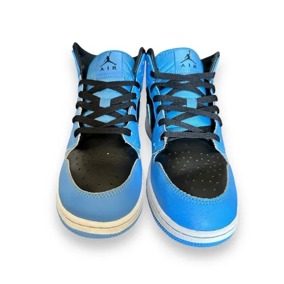 Jordan 1 Mid University Blue Black