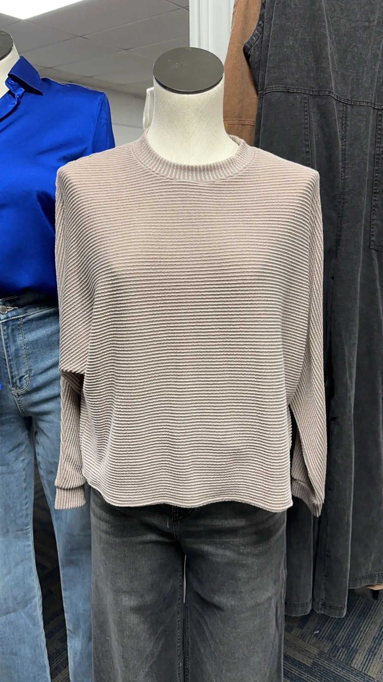 Just The Beginning Ribbed Long Sleeve Top-Multiple Colors Available