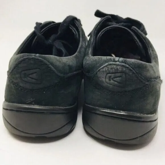 Keen womans black suede sneakers US8 BoxT  lace up