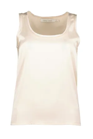 KNIT BACK TANK-PEARL