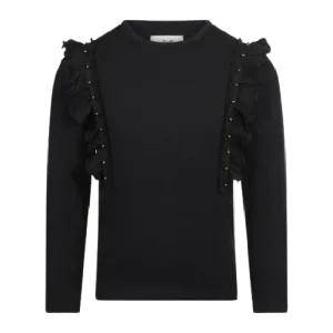 Koko Noko Top - Black Ruffle