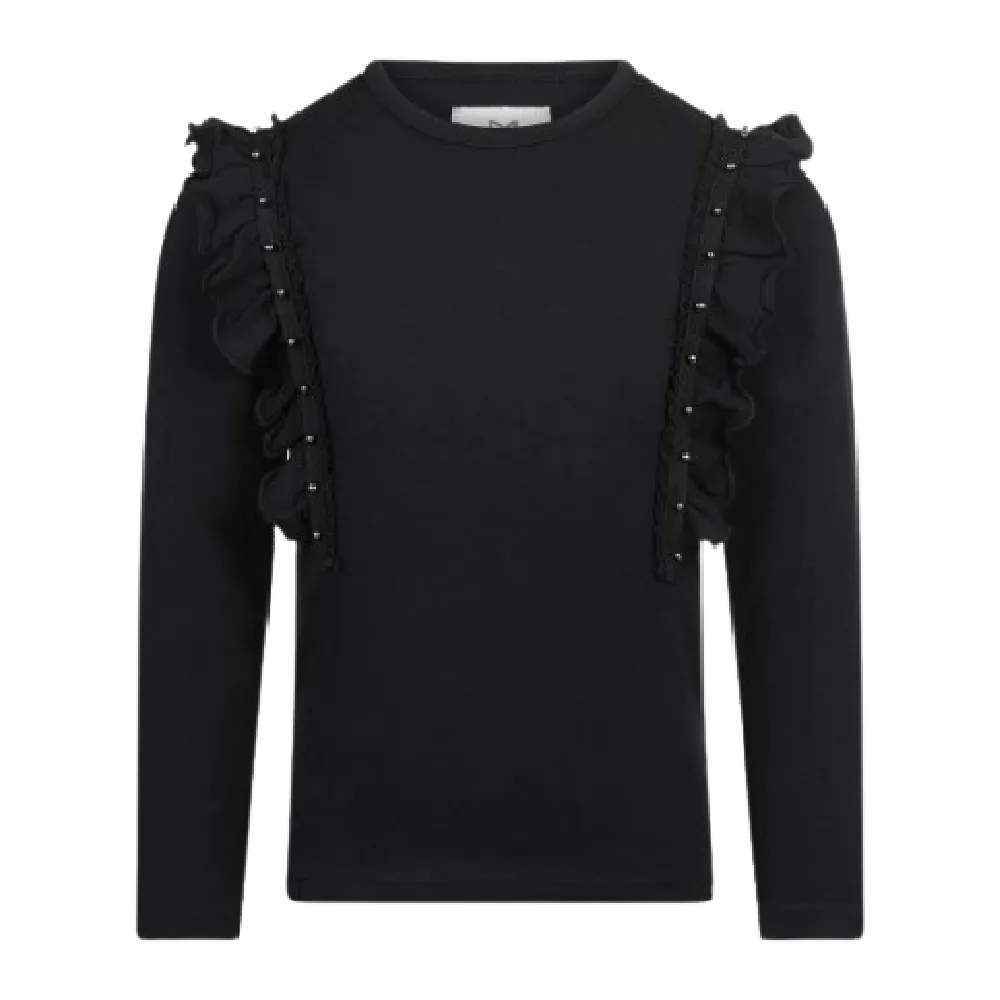 Koko Noko Top - Black Ruffle