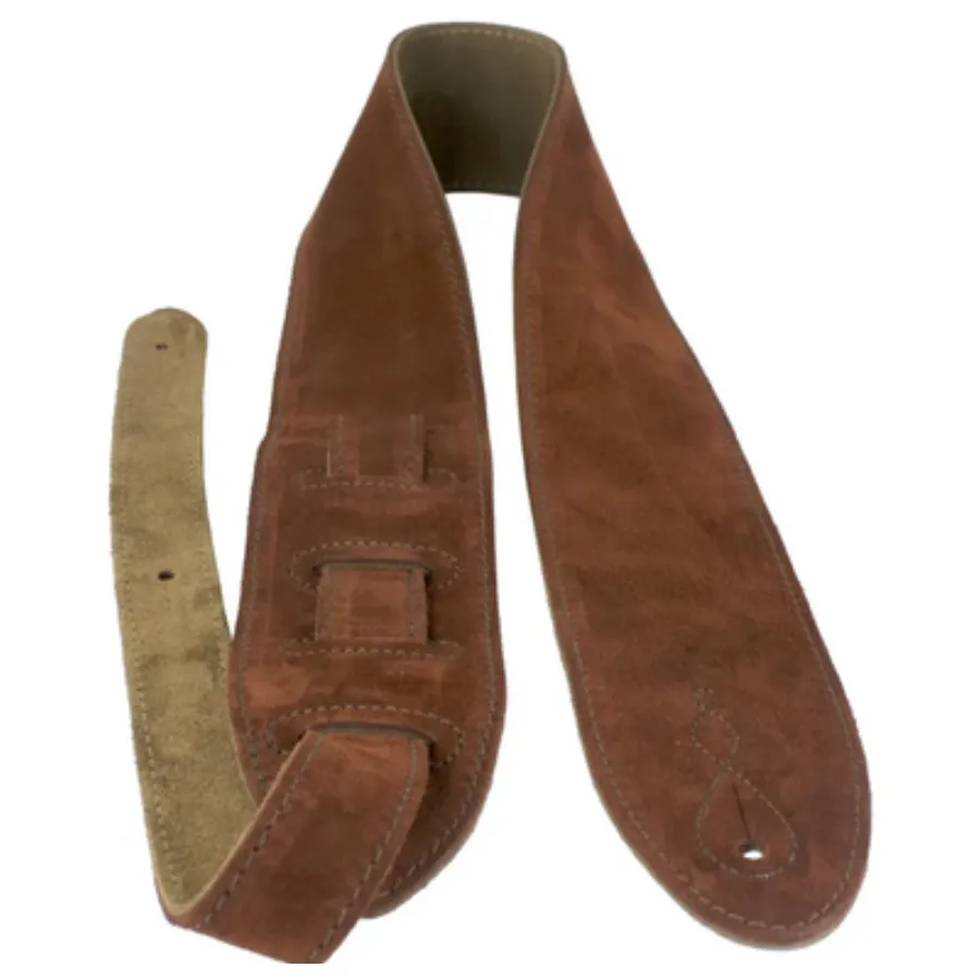 Leathergraft Comfy Guitar Strap, Rust