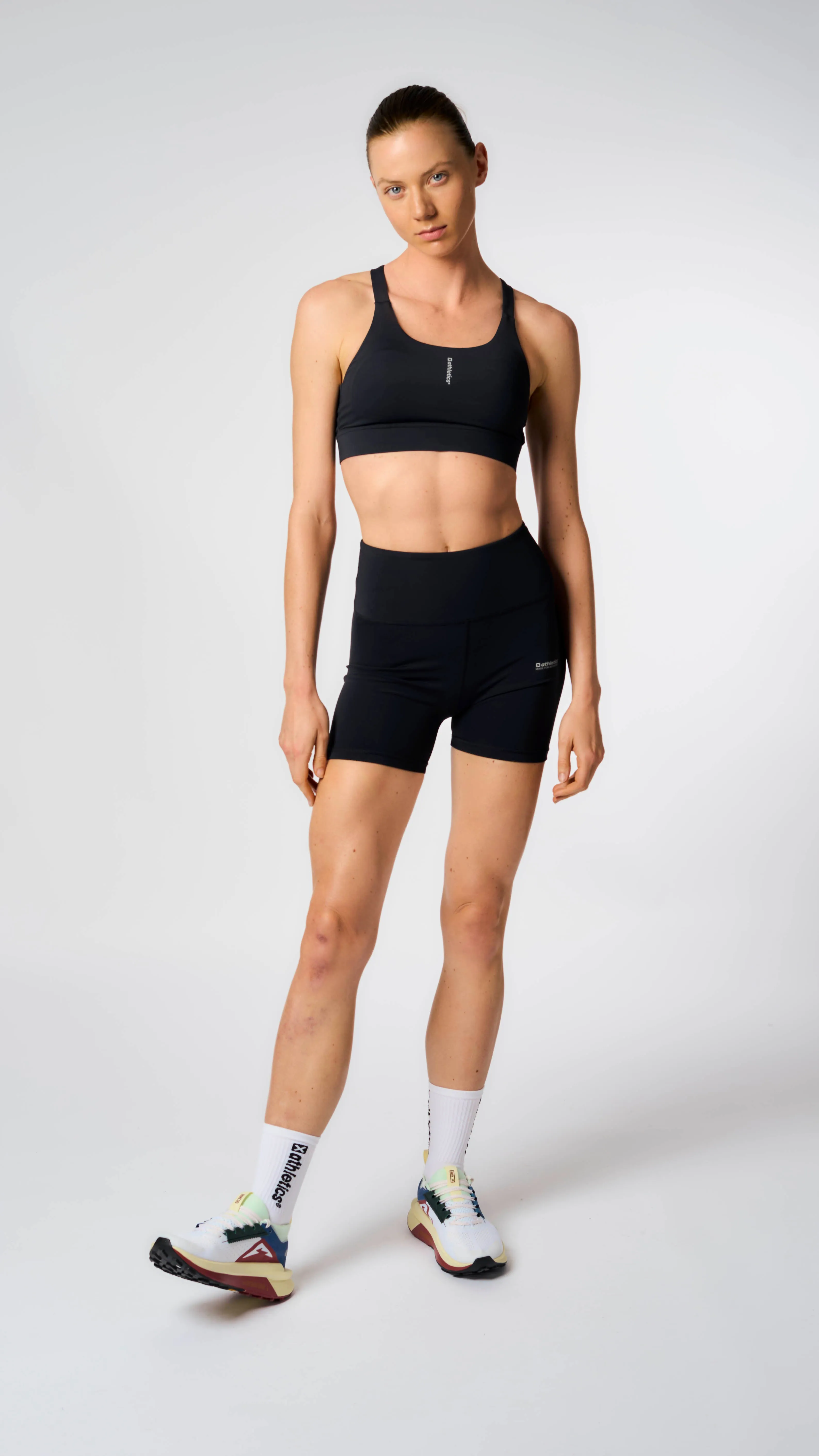 LEGGINGS CORTOS MUJER ACTIVE NEGRO OSCURO