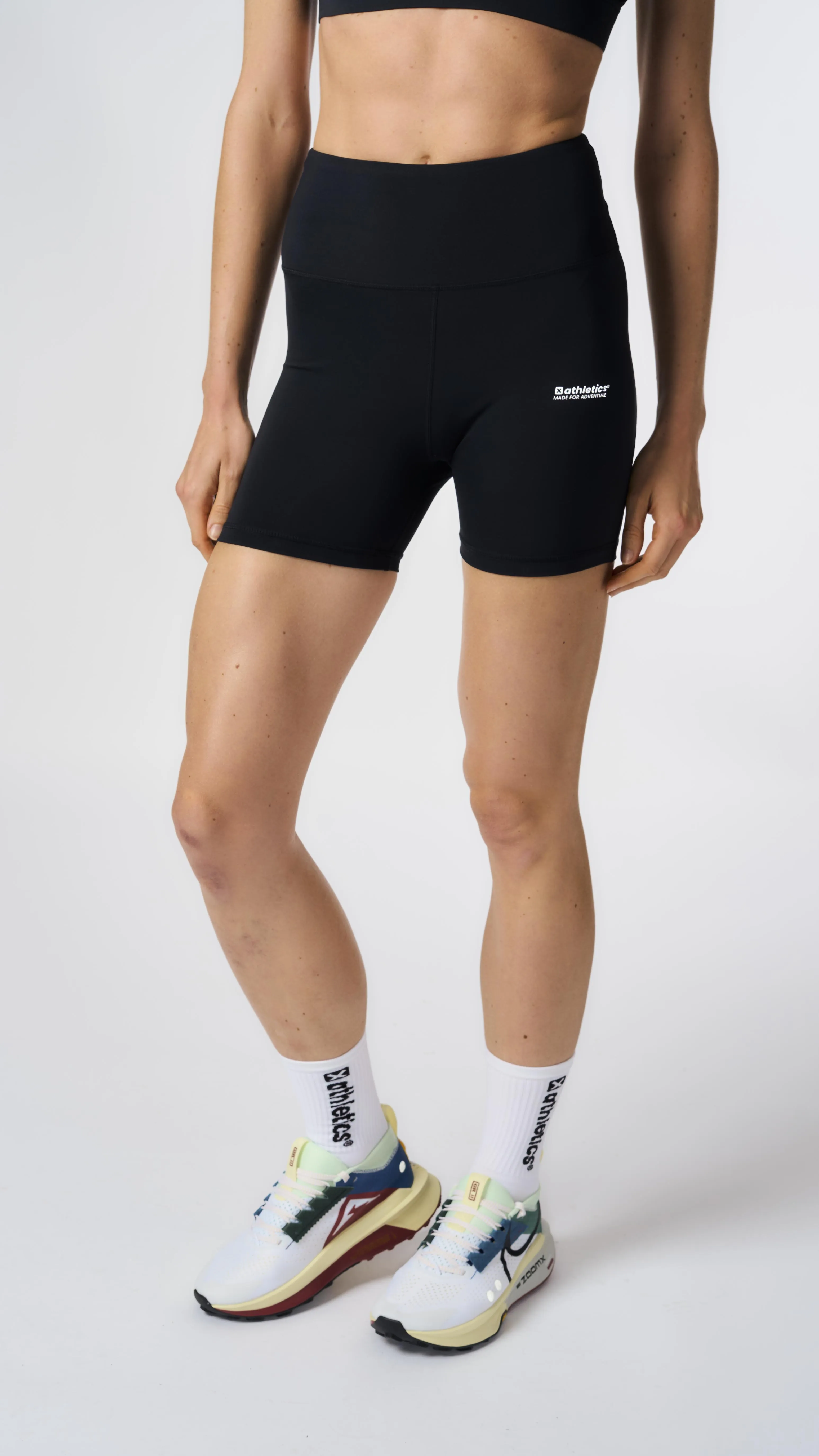 LEGGINGS CORTOS MUJER ACTIVE NEGRO OSCURO