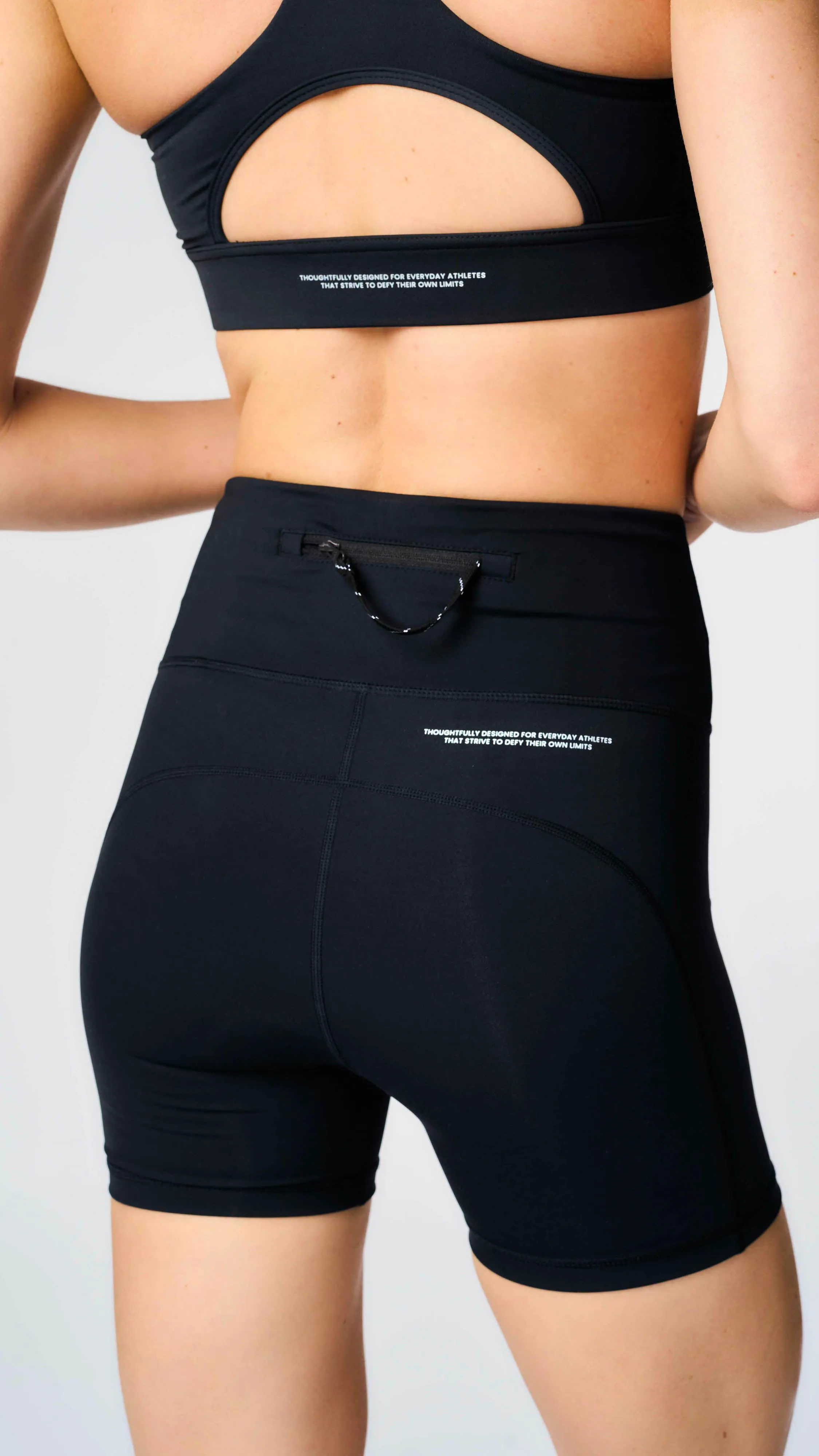 LEGGINGS CORTOS MUJER ACTIVE NEGRO OSCURO