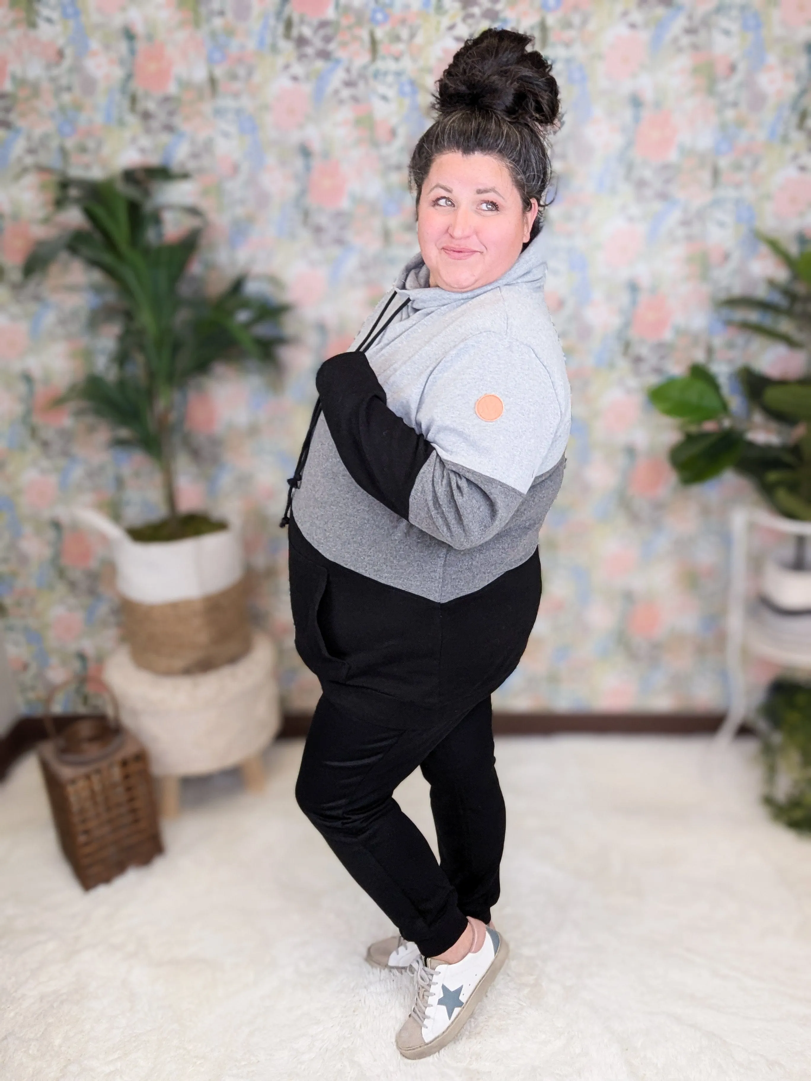 Libby Luxe High Rise Black Joggers w/Pockets