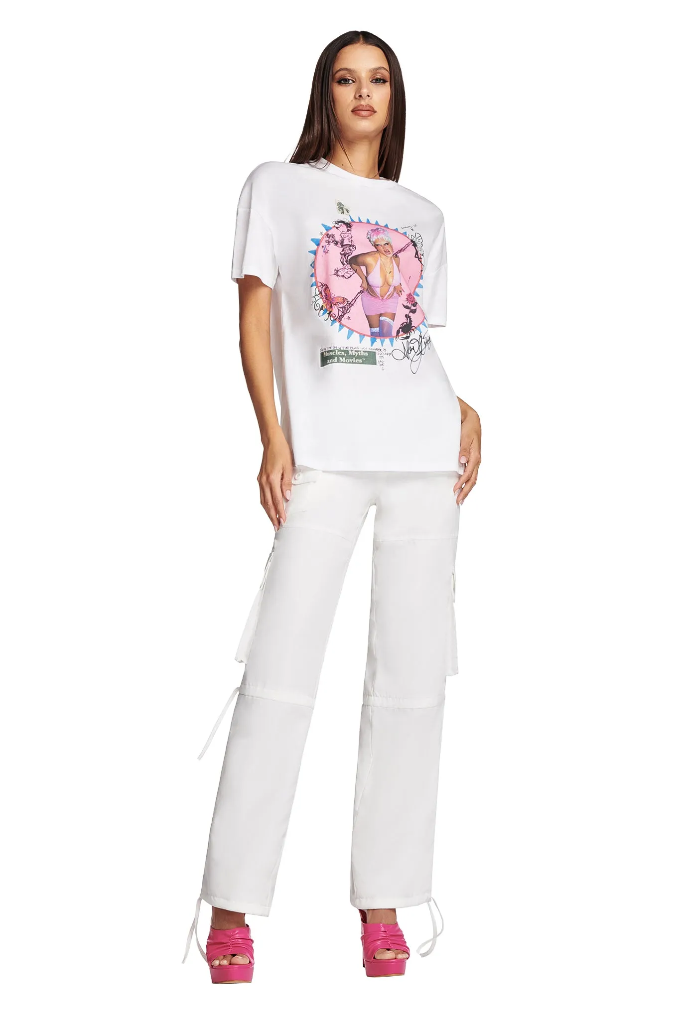 LIL MAMI OVERSIZE TEE - WHITE