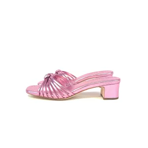 Loeffler Randall - Hazel Leather Knot Mule Sandal (Pink)