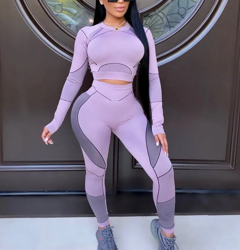 Long Sleeve Activewear  Set