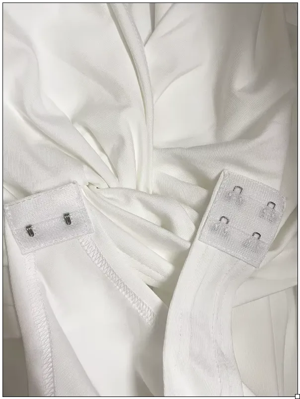 Long Sleeve Ruched Knot Bodysuit