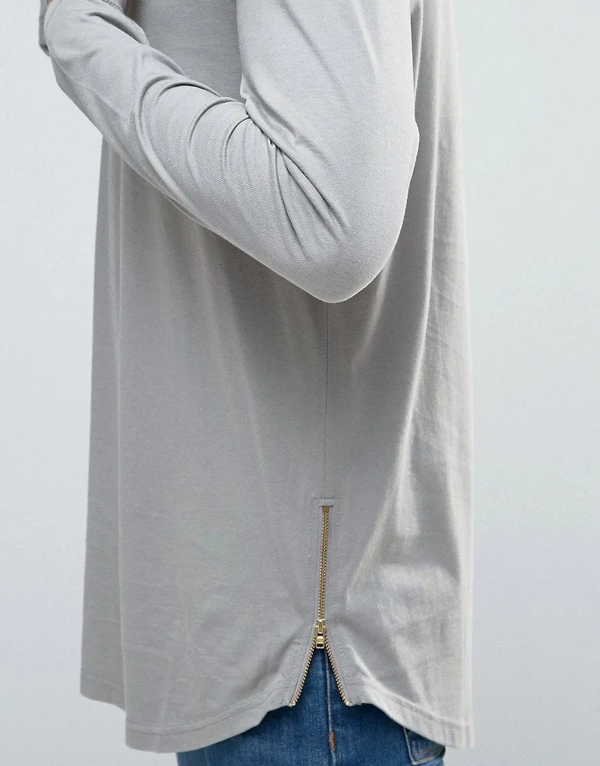 Longline Long Sleeve T-Shirt