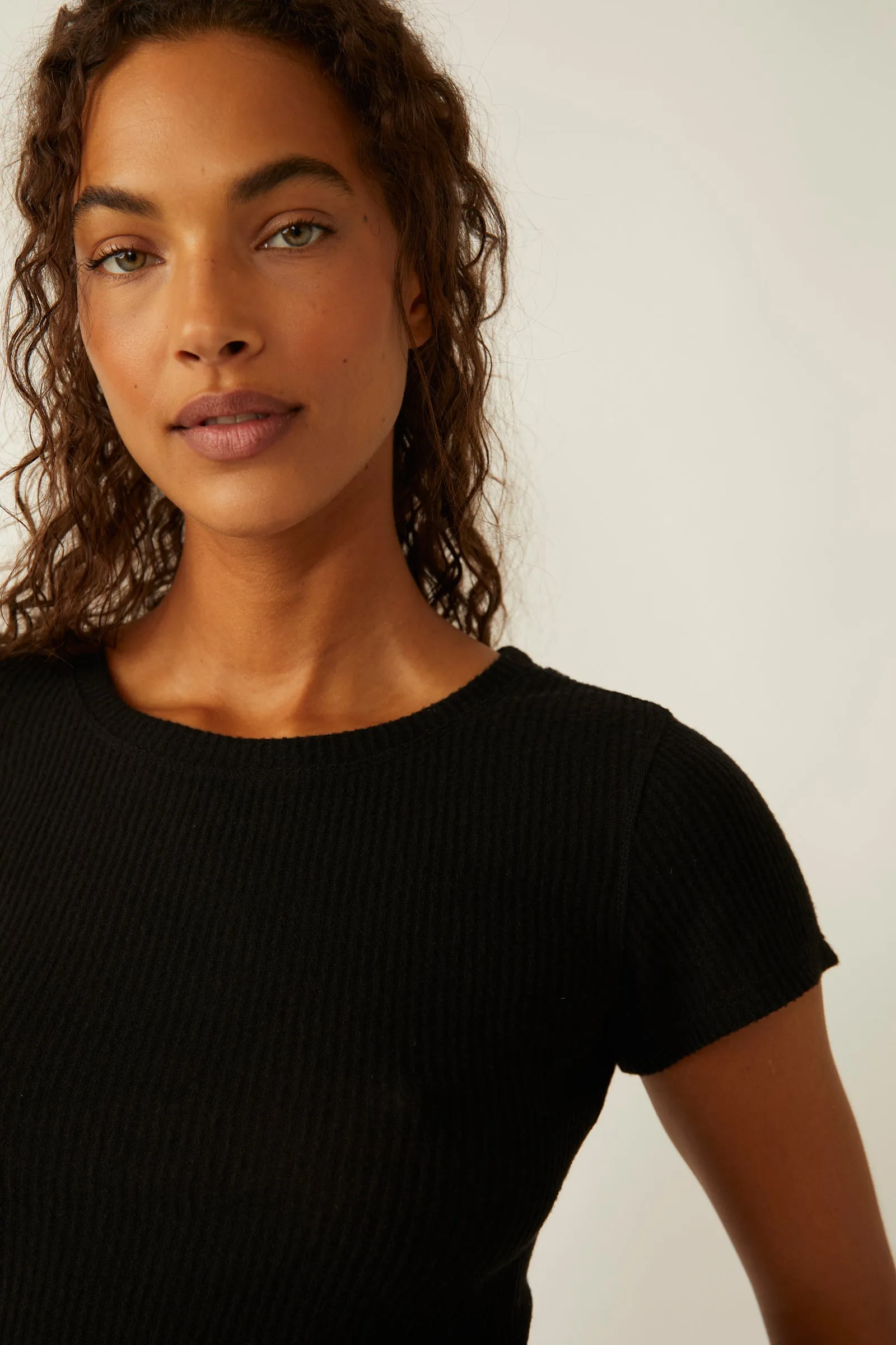 LUX BABY TEE-BLACK