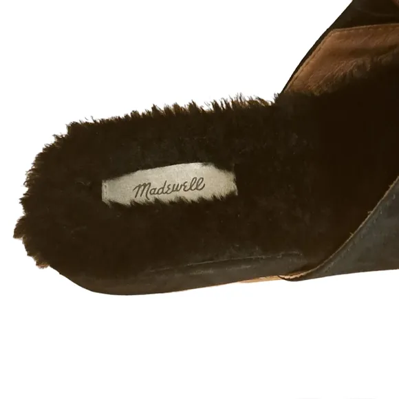 Madewell Kasey Genuine Shearling Mule