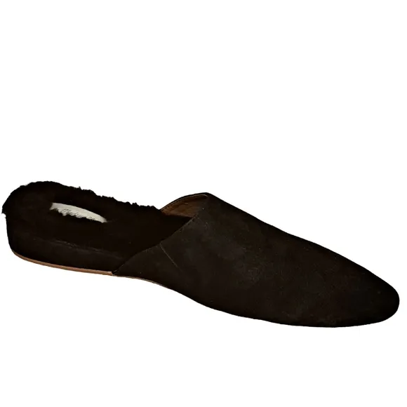 Madewell Kasey Genuine Shearling Mule