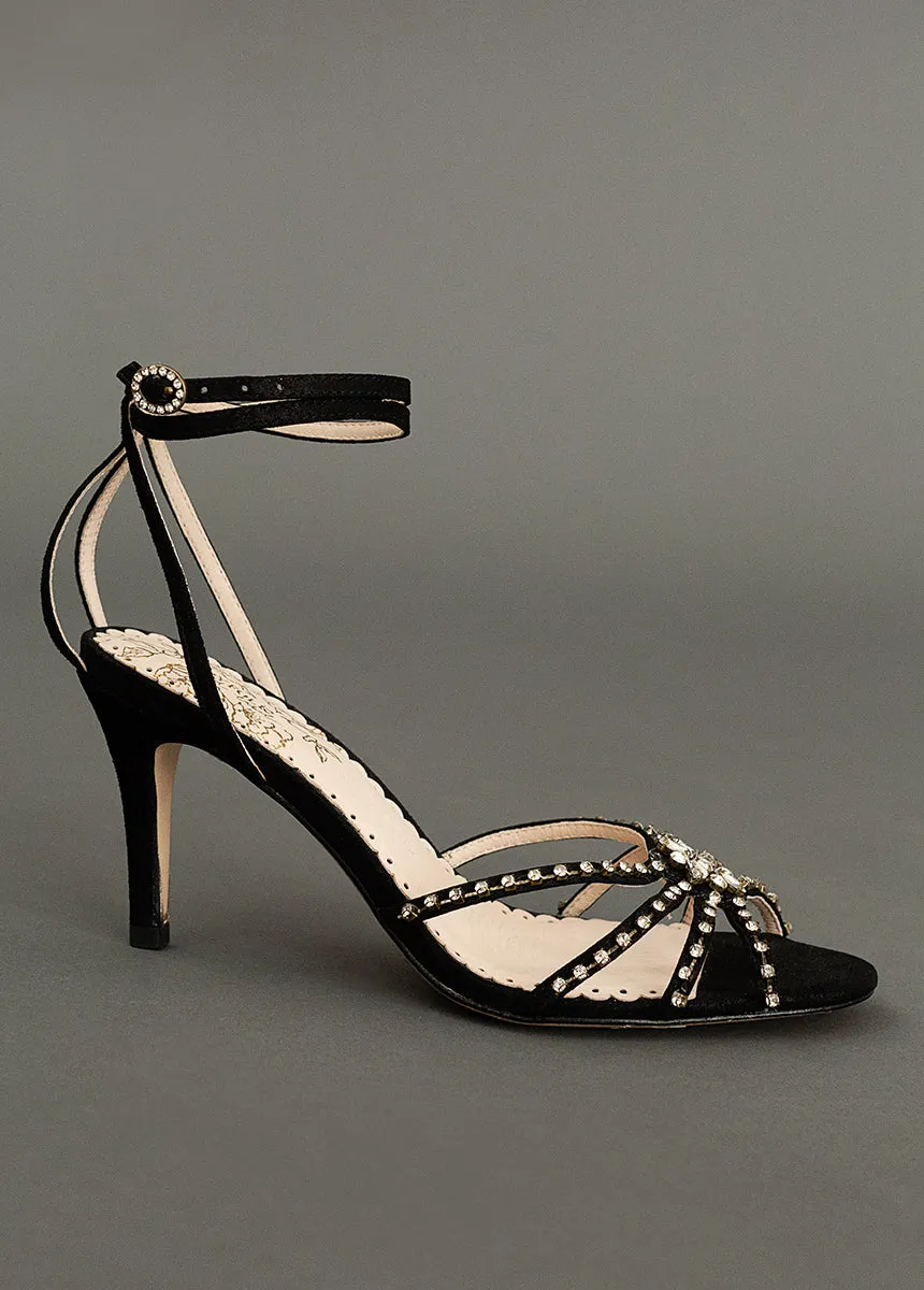 Mahina Leather Heel in Black