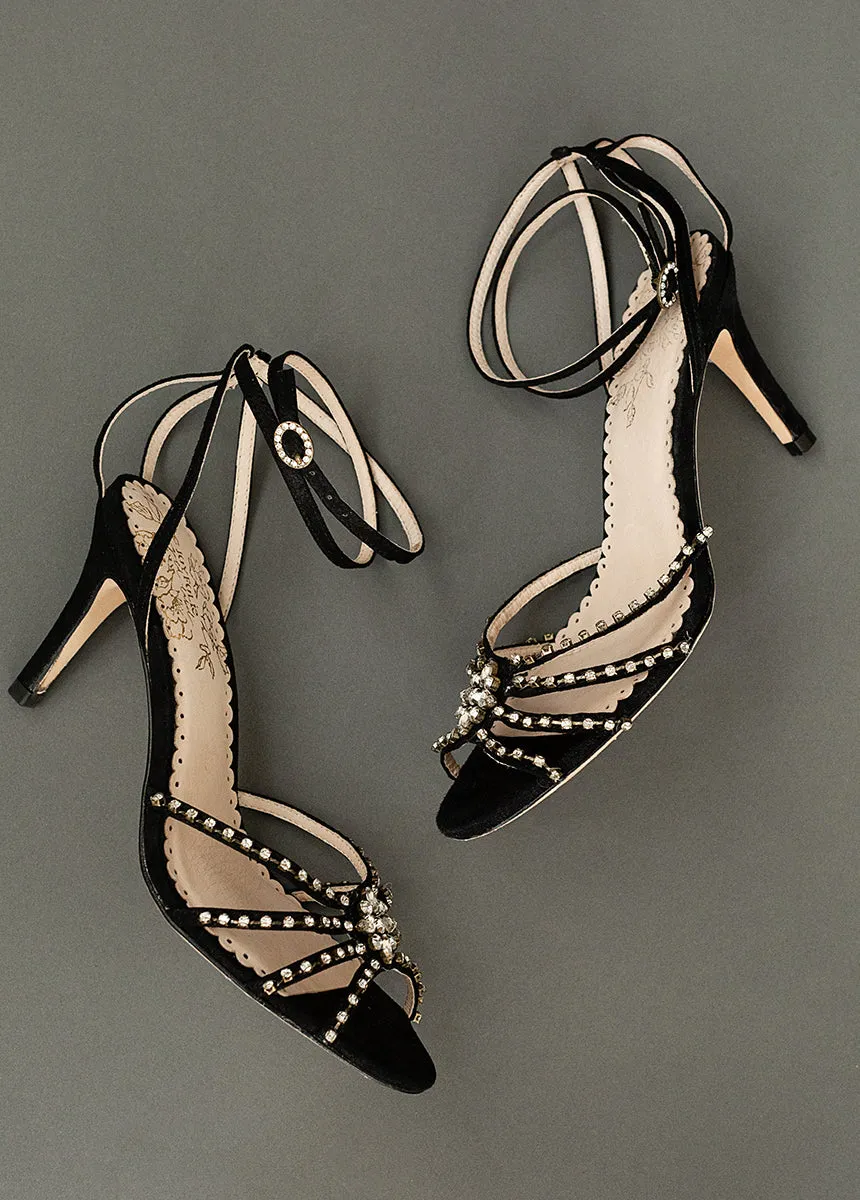 Mahina Leather Heel in Black